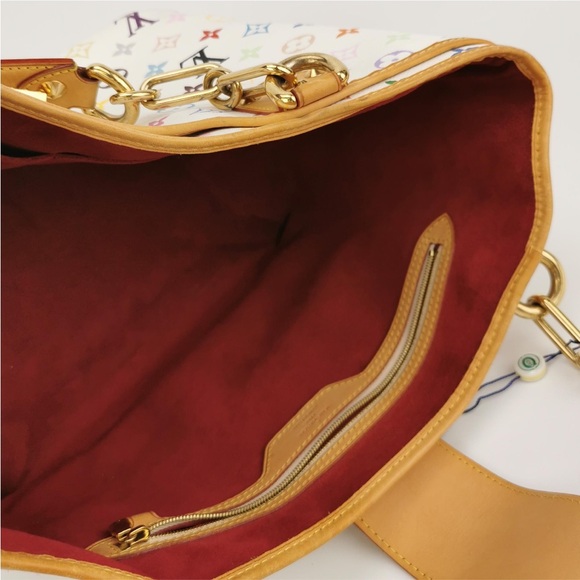 Louis Vuitton Monogram Multicolor Annie GM Shoulder Bag White - Picture 3 of 10